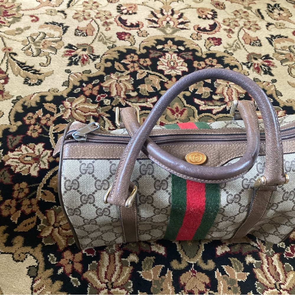 Gucci Monogram Speedy Handbag - Picture 11 of 16